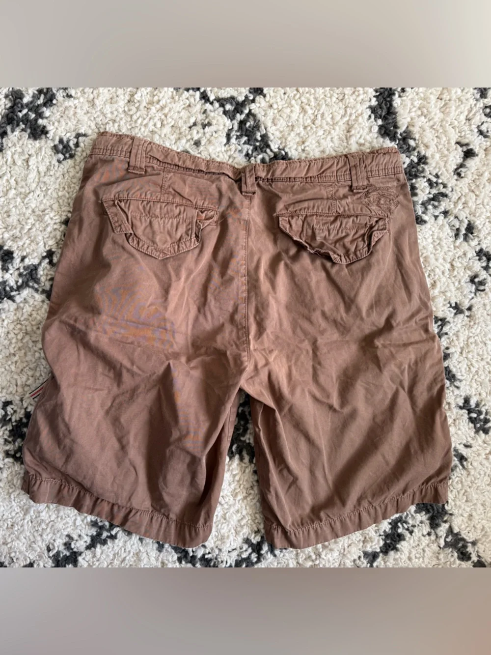 Burberry Cargo Brown Cotton Shorts size S 24 - Picture 3 of 7